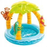 Aufblasbarer Kinderpool mit Inselverdeck von Intex
