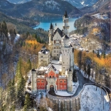 Educa Puzzle Schloss Neuschwanstein aus der Luft 1000 Teile