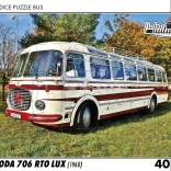 RETRO-AUTA Puzzle BUS Škoda 706 RTO LUX (1960) 40 Teile
