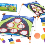 Unterhaltsames Wurfspiel mit Zielscheibe