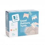 Holzwerkzeuge zur Mustererstellung im Sand - 3 Stk.