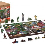 Holzpuzzle beidseitig 2-in-1 Blumenladen, 400 Teile – WOODEN CITY