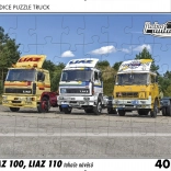 Puzzle RETRO-AUTA TRUCK LIAZ 100 und LIAZ 110 – Sattelzugmaschinen, 40 Teile