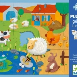 Djeco Fühlpuzzle Bauernhof
