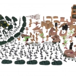 Großes Set mit Soldatenfiguren und Militärfahrzeugen (400-teilig)
