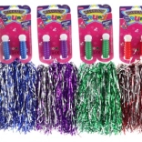 Bunte glitzernde Quasten