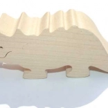 Holztier Triceratops