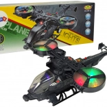 Militärhubschrauber mit Lichtern und Geräuschen