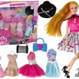 Puppe Emily mit wechselbaren Kleidern und Accessoires