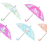 Automatik-Kinderschirm mit Einhornmotiv