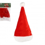 Kinder-Weihnachtsmütze Santa aus Stoff, Durchmesser 25 cm