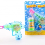 Leuchtende Seifenblasenpistole mit Seifenlauge