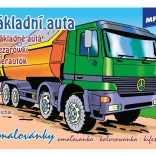 Kinder-Malbuch Lastwagen