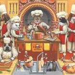 Puzzle Tierküche 500 Teile