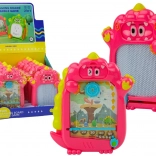 Taschen-Zeichenbrett 2in1 Dinosaurier Rosa