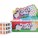 Faltbares Rätselwürfel mit Punkten