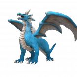 Mythischer Drache Wasserfigur