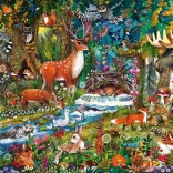 Puzzle Waldtiere 150 Teile