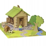 Jeujura Holzbaukasten Maisonettehaus, 85 Teile