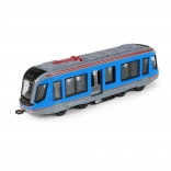 Metall-Straßenbahn in Blau 20 cm mit Rückzugmotor