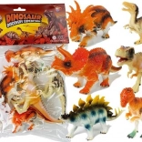 Set aus Kunststoff-Dinosaurierfiguren 10 cm 6 Stück