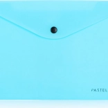 Dokumententasche mit Druckknopf A5 PASTELINI blau