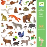 Aufkleber Europäische Tiere