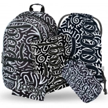 Schulset Baagl Core Element: Rucksack, Federmäppchen, Beutel, Mappen, Geldbörse