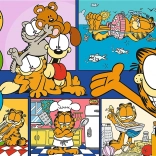 Puzzle mit 100 Teilen – der faule GARFIELD (Trefl)