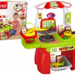 Kindersupermarkt – Einkaufskorb, Kasse, Waage und Lebensmittel (13-teiliges Set)