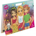 Malbuch Besties mit Aufklebern