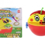 Spardose in Apfelform