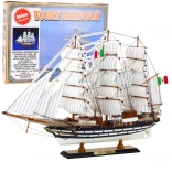 Dekoratives Schiffsmodell Amerigo Vespucci 64x46cm