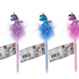 Farbiger Kugelschreiber mit Einhorn
