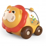 Rassel-Löwe auf Rädern