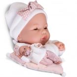 Antonio Juan Bimba blinzelnde Puppe Baby mit weichem Stoffkörper - 37 cm