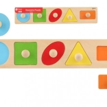 Holzpuzzle für Kinder - Geometrische Formen