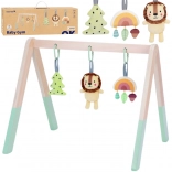 Tooky Toy Baby Gym Ständer mit 3 Anhängern für Babys