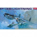 Academy Flugzeugmodell P-38 E/J/L Lightning 1:48