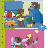 Puzzle Petit Kleiner Bär 2x48 Teile