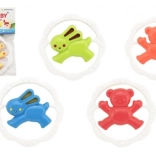 Baby-Rassel und Beißring Kreis – Bär oder Häschen