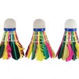 Farbige Federbadminton-Bälle 3 Stk.