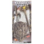 Rittersatz mit Schwert, Schild und Keule für Kinder