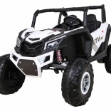 Elektrische Kinder-Buggy UTV-MX 24V 4x4 weiß mit Fernbedienung und EVA-Rädern
