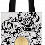 Einkaufstasche HARRY POTTER – schwarz-weiß