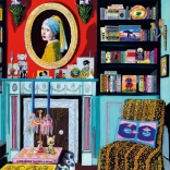 Puzzle Heye Zimmer mit Vermeer 1000 Teile