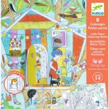 Aufdeck-Malbuch Nina und ihr Spielzelt