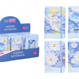 Liniertes Notizbuch 9 × 14 cm Blumen-Mix