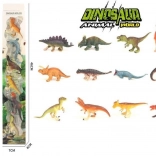 Satz von 6 Kunststoff-Dinosauriern im Blisterpack
