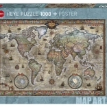 Puzzle HEYE Retro-Welt – 1000 Teile